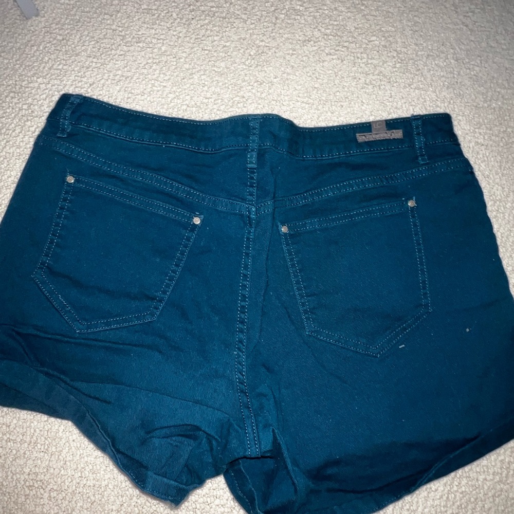 LC Lauren Conrad Teal Shorts Size 16 - Picture 3 of 3